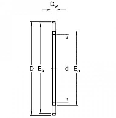 Подшипник AXK 4060