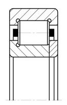 Подшипник NUB 206 EM C3