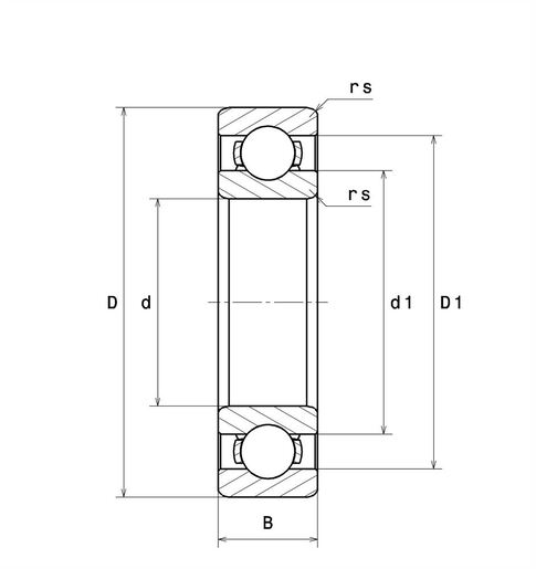 Подшипник 6908- ZZ (1000908, 61908) NTN 40*62*12