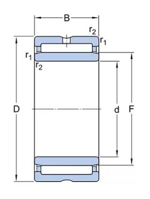 Подшипник NKI 55/35 А